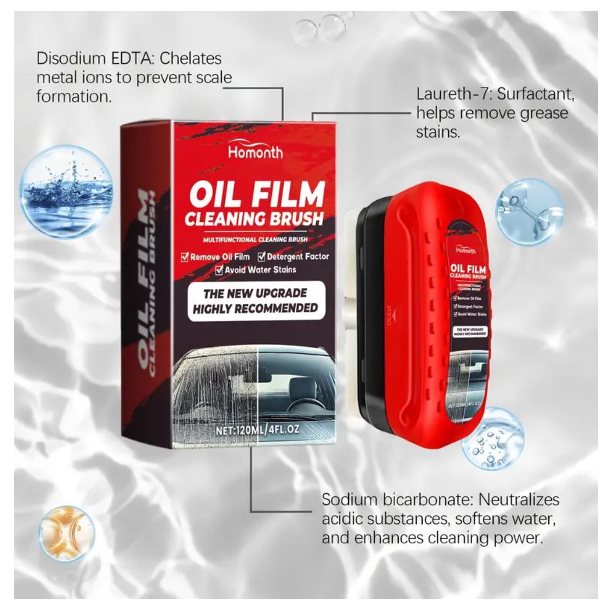 Cepillo limpieza pelicula para Carro